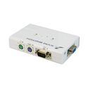 2 Port KVM Switch With Cables PS/2