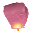 Pink Chinese Wishing Flying Sky Lantern (Single)
